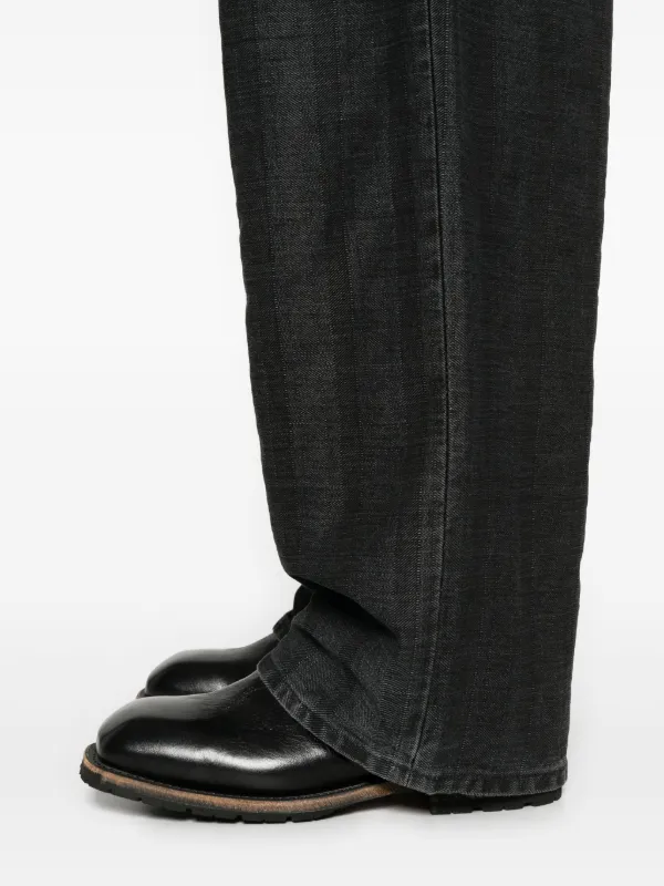 OUR LEGACY Vast Cut Herringbone Jeans | ブラック | FARFETCH JP