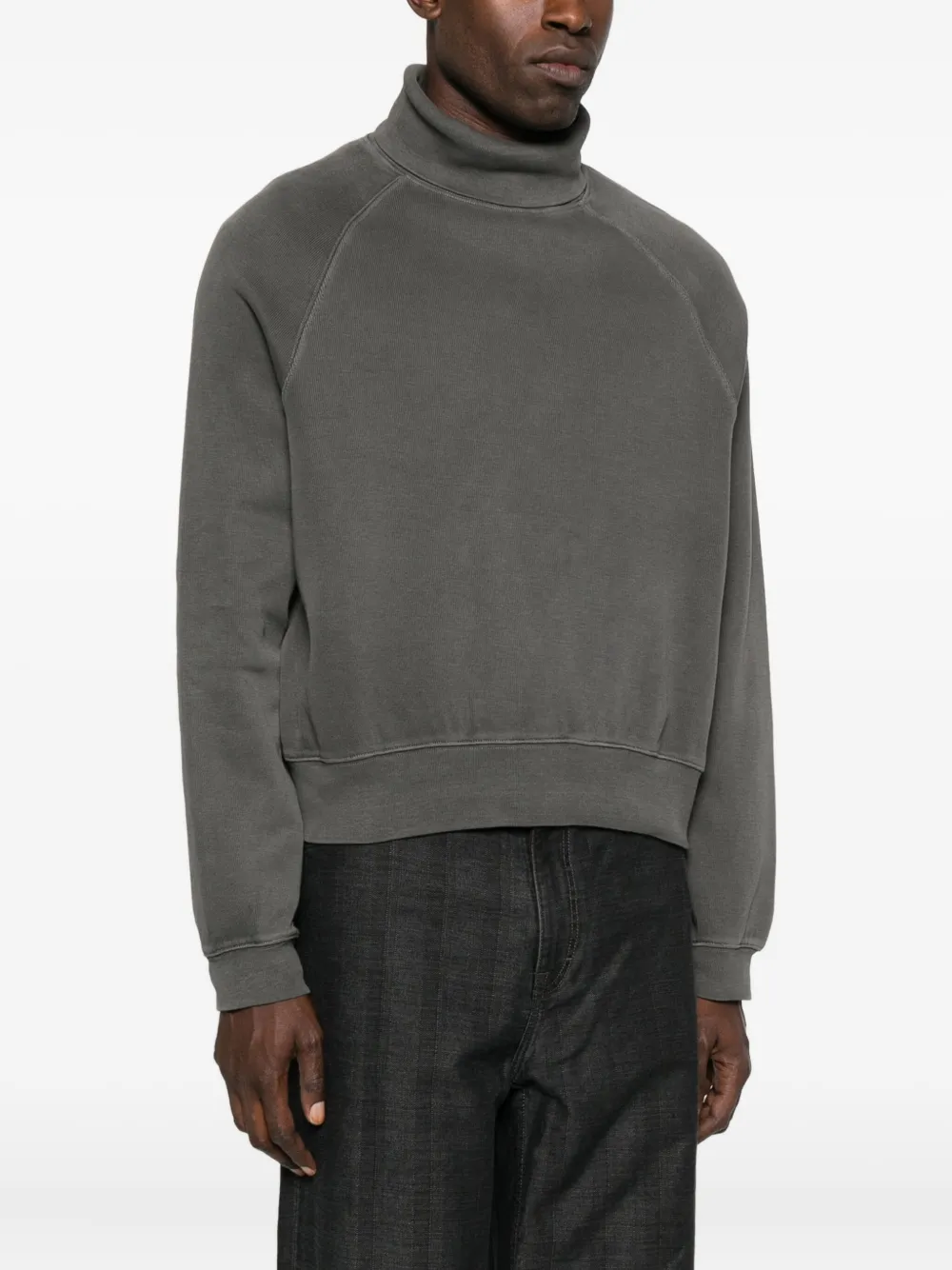 OUR LEGACY Scholar sweater met raglan mouwen en col Grijs