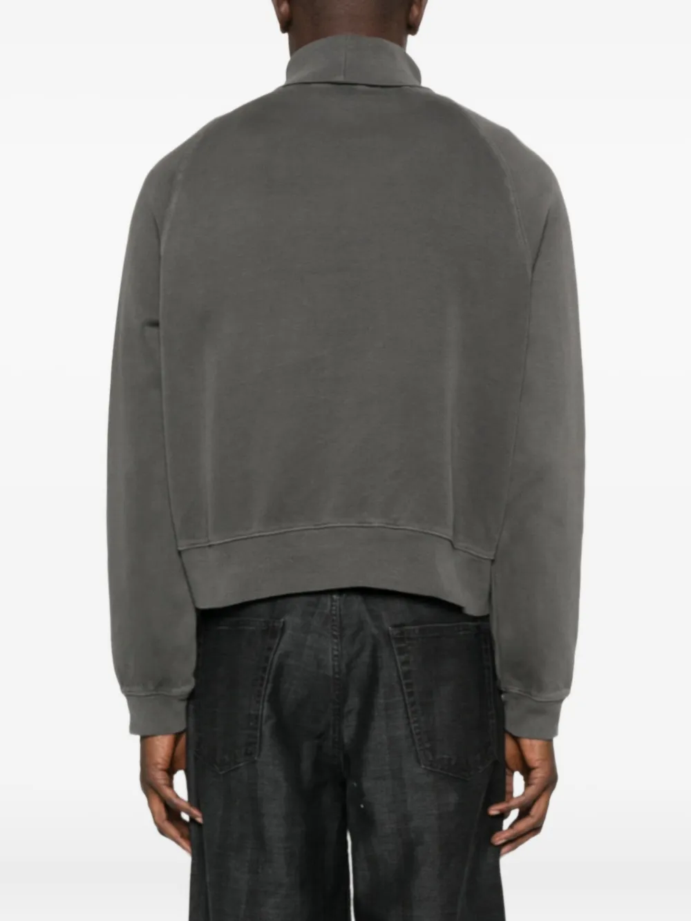 OUR LEGACY Scholar sweater met raglan mouwen en col Grijs