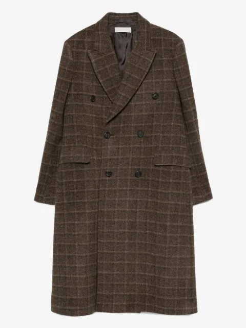 OUR LEGACY manteau croisé à carreaux
