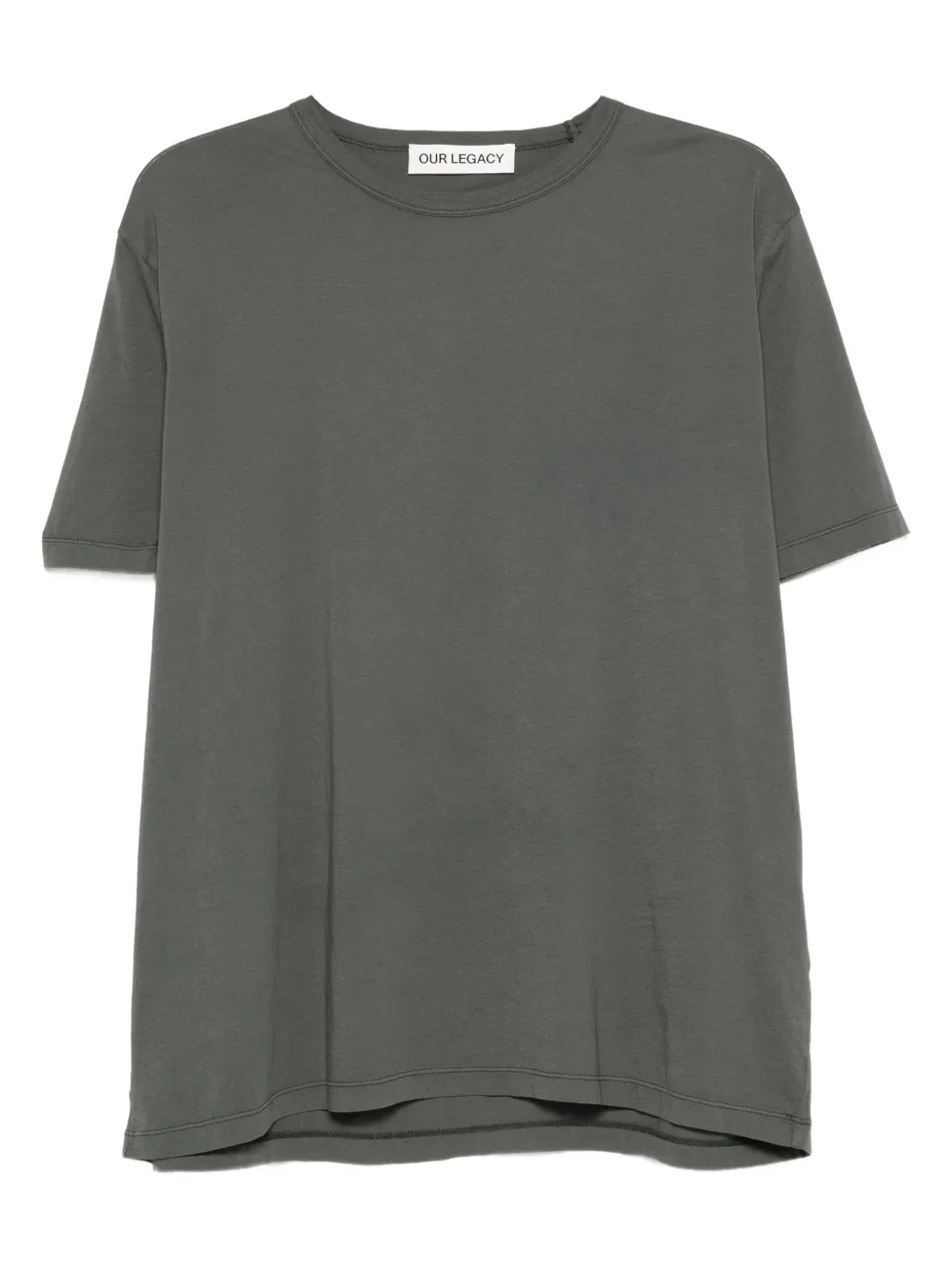OUR LEGACY Katoenen T-shirt Groen