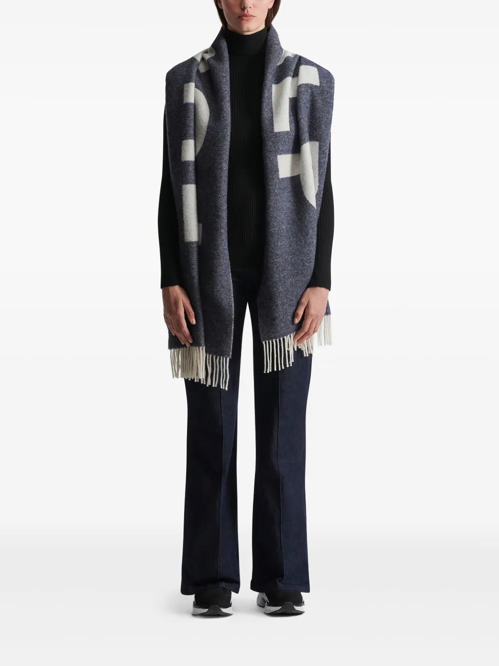 Fusalp écharpe à logo en jacquard | Homme | Image 2