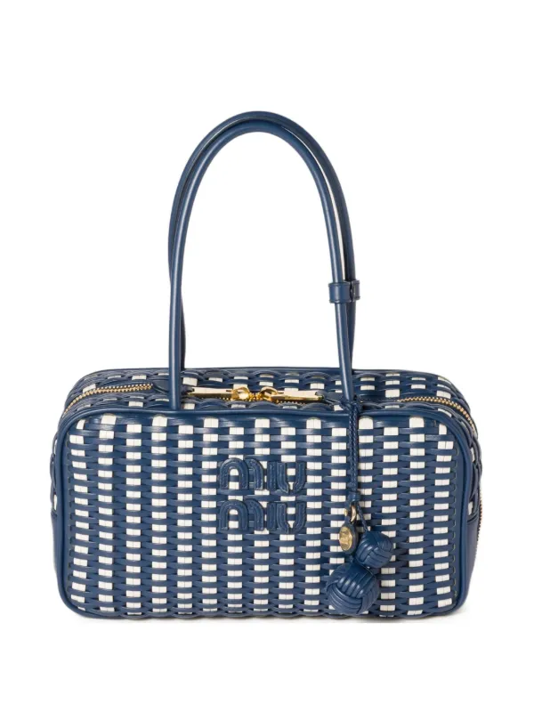 Miu Miu Beau ショルダーバッグ Miu Miu Beau ショルダーバッグ | ブルー | FARFETCH JP