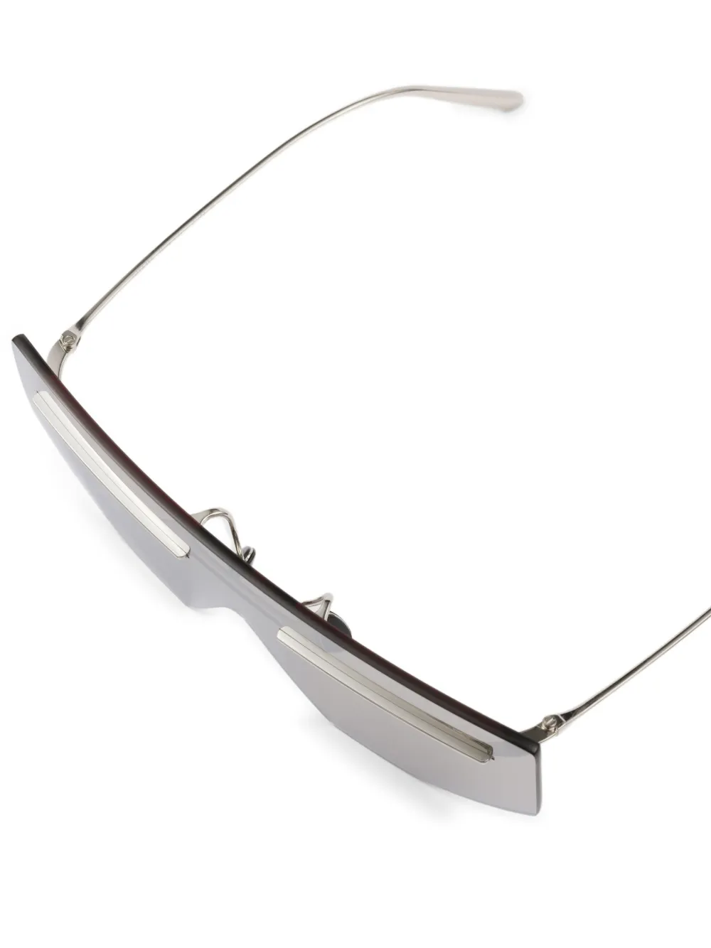 Prada Eyewear Runway zonnebril met getinte glazen Zilver