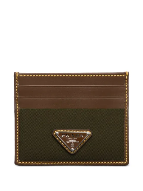 Prada leather card holder