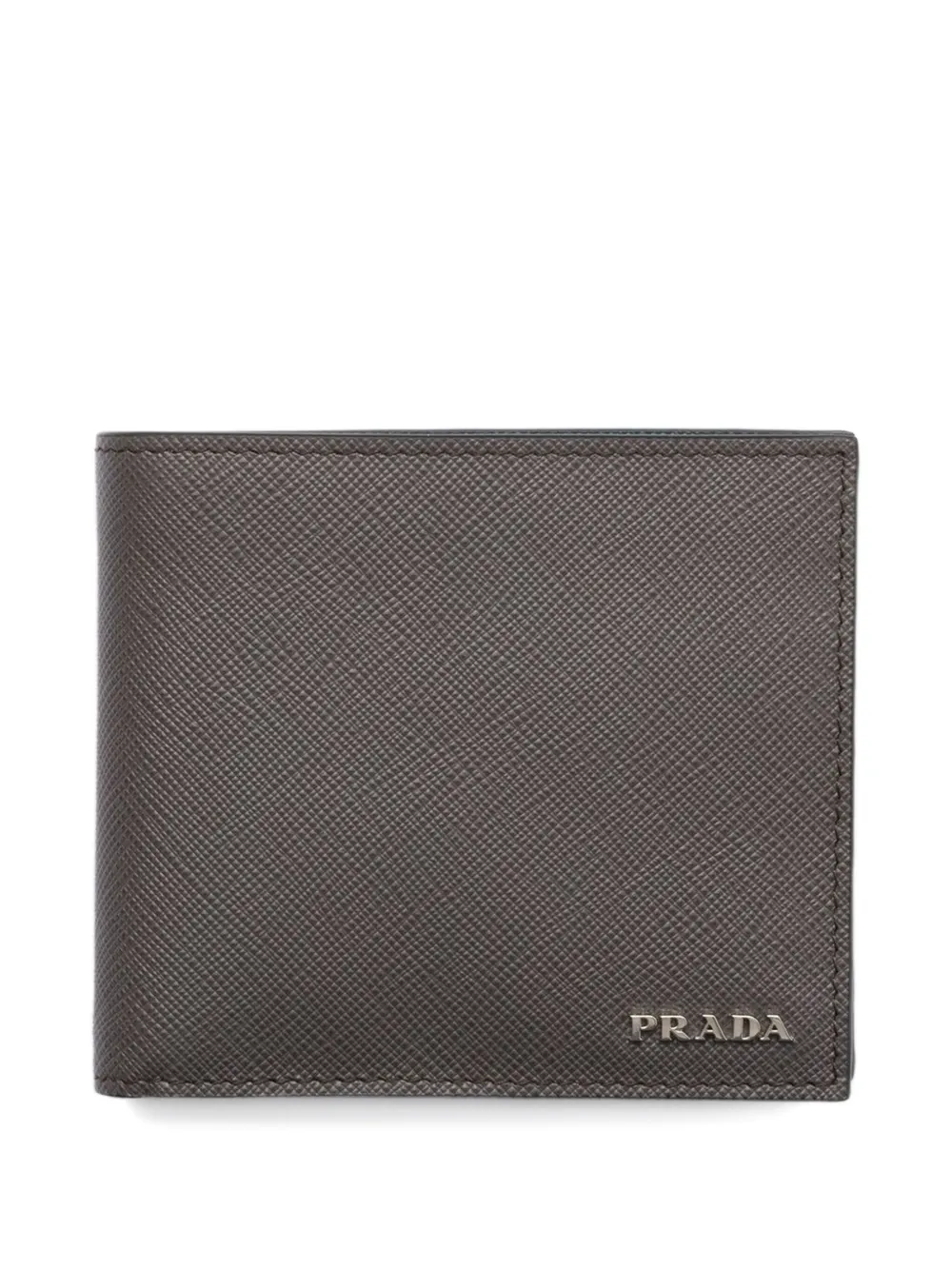 Prada Portemonnee van Saffiano leer Grijs