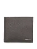 Prada saffiano leather wallet - Grey