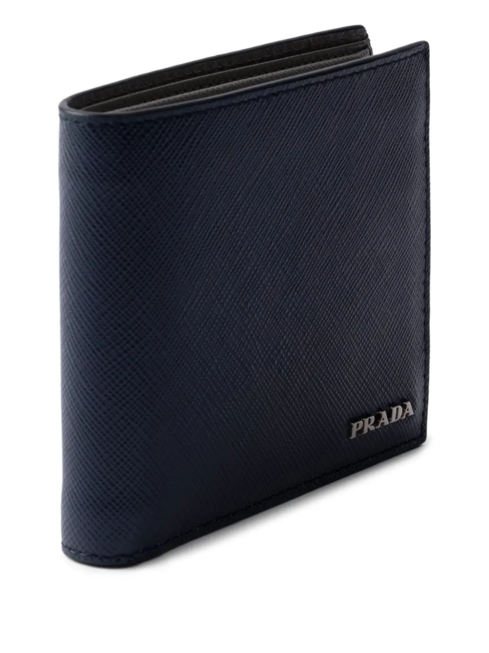Prada Portemonnee van saffiano leer Blauw