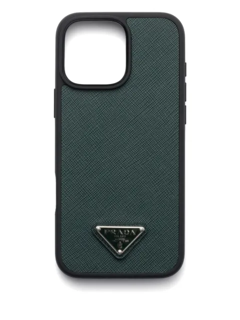 Prada étui pour smartphone en cuir