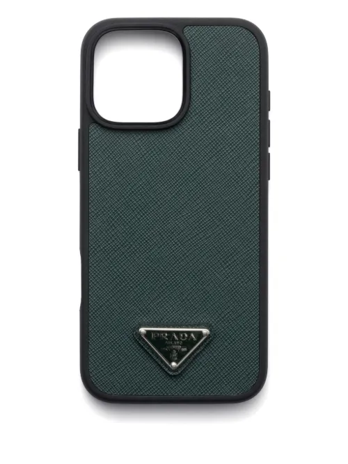 Étui pour smartphone en cuir - Prada - Modalova