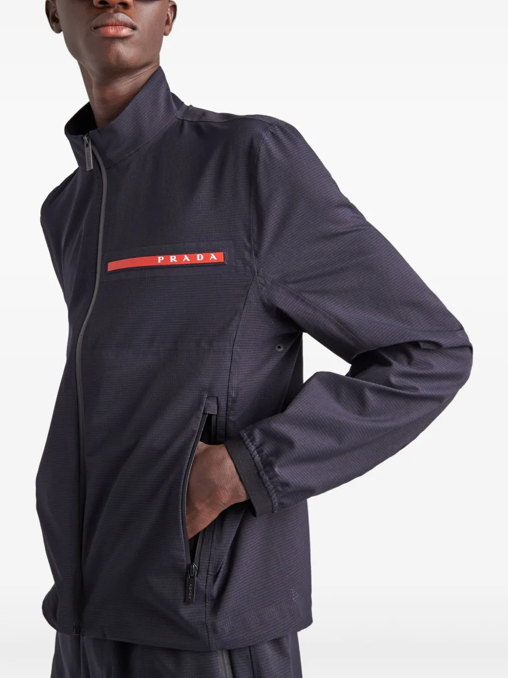 Prada Jack met logoprint Zwart
