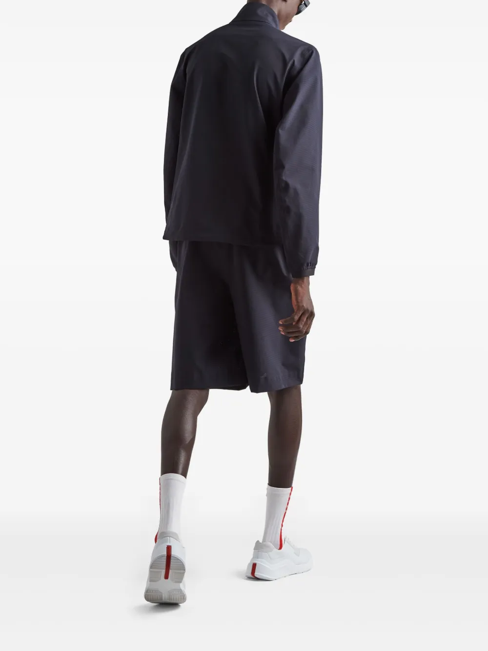 Prada Jack met logoprint Zwart