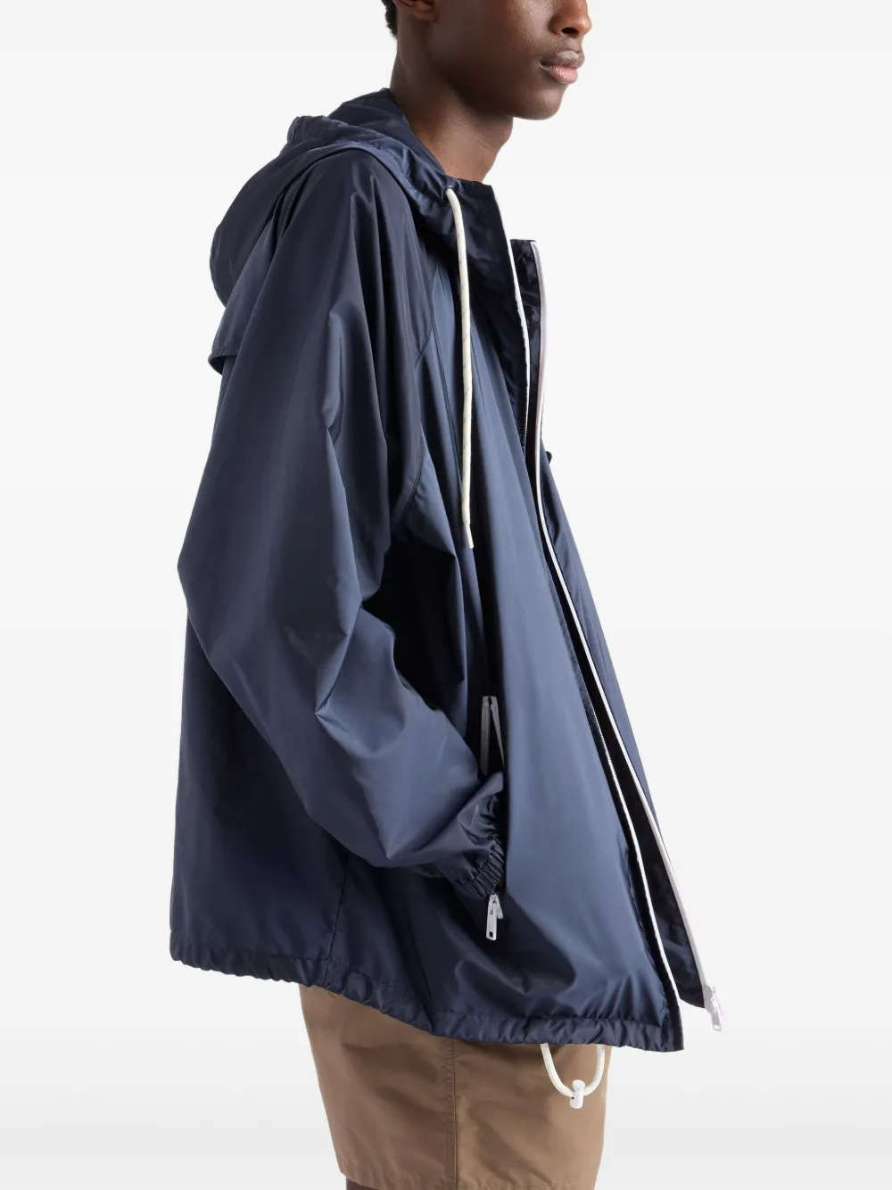 Prada Re-Nylon donsjack Blauw