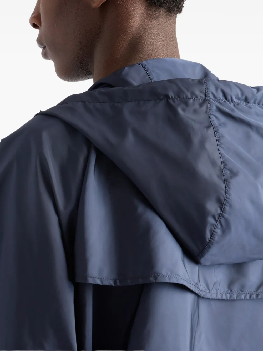 Prada Re-Nylon donsjack Blauw