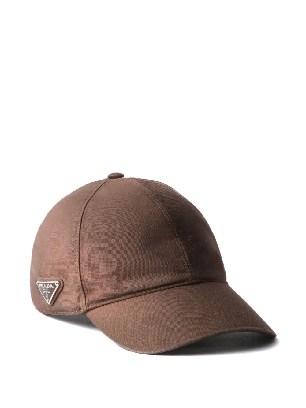 Prada gorra de béisbol con paneles | marrón | Image 1