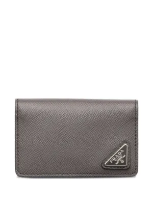 Prada 二つ折り財布 | グレー | FARFETCH JP