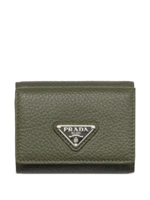 Prada 財布 | グリーン | FARFETCH JP
