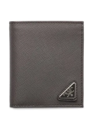 Prada 二つ折り財布 | グレー | FARFETCH JP