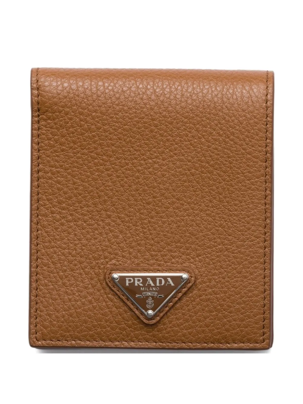 Prada textured leather wallet | Brown | Image 1