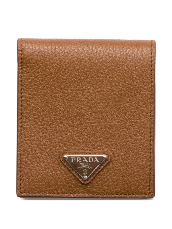 【txxxm_】PRADA Studs Leather Wallet Prada Studded Wallet | Black | FARFETCH RO