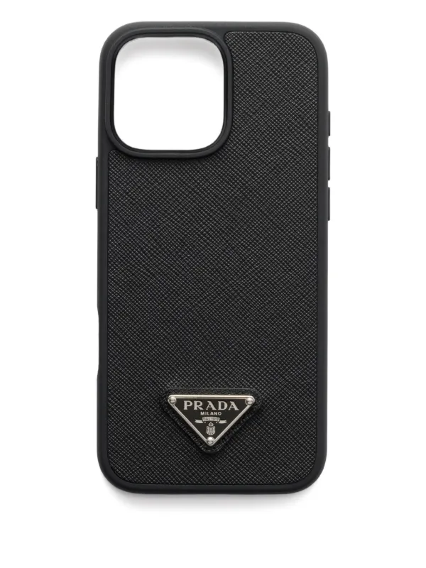 PRADA iPhone16 pro max ケース 極美品 直営店買付 PRADA サフィアーノレザー iPhone16 Pro &16 Pro Max