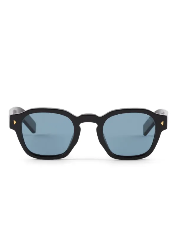 PRADA EYEWEAR スクエアフレーム アセテートサングラス Prada Eyewear スクエアフレーム サングラス | ブラック