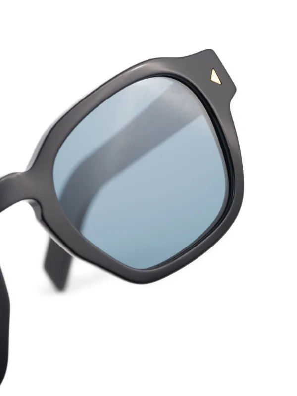 Prada Eyewear スクエアフレーム サングラス | ブラック | FARFETCH JP