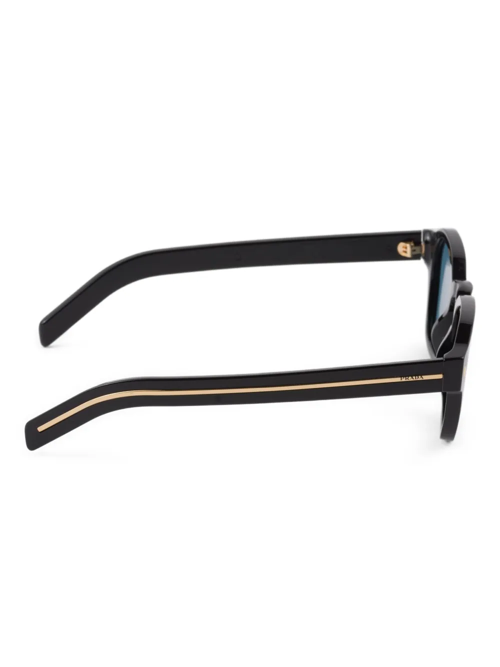 Prada Eyewear Zonnebril met vierkant montuur Zwart