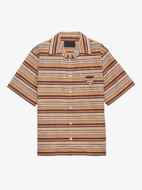 Prada Gestreiftes Bowlinghemd