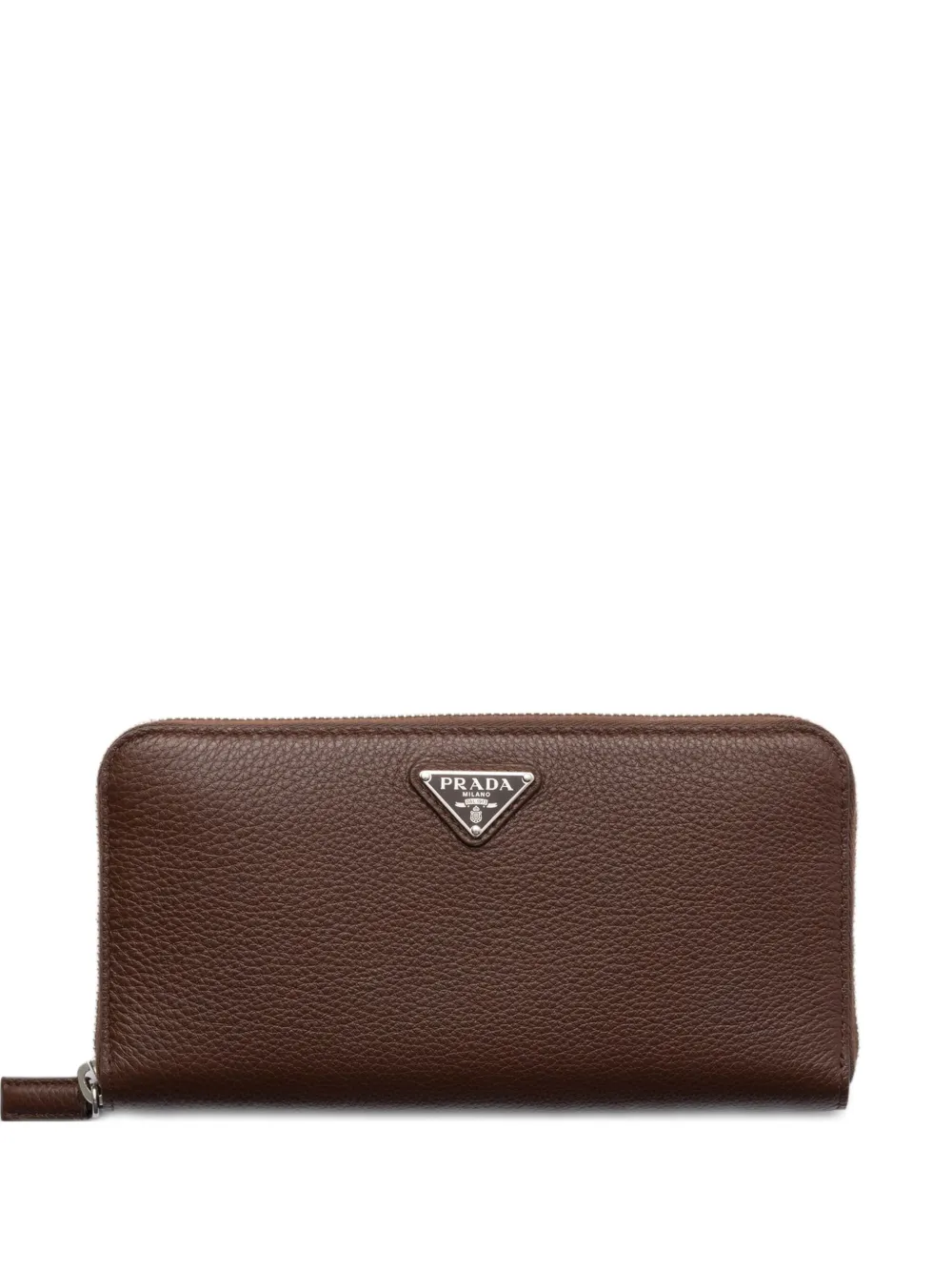 Prada cartera texturizada con cierre | marrón | Image 1