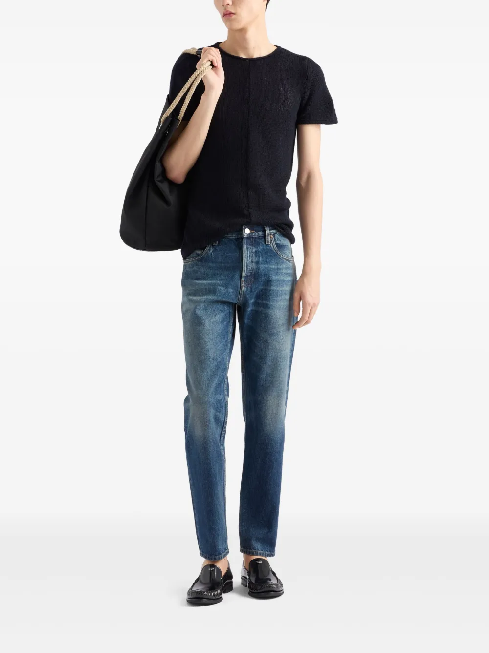 Prada Selvedge straight jeans - Blauw
