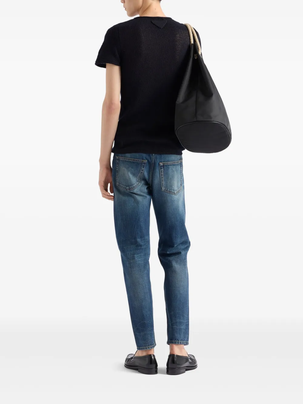 Prada Selvedge straight jeans Blauw