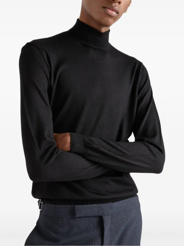 Prada タートルネック セーター | ブラック | FARFETCH JP