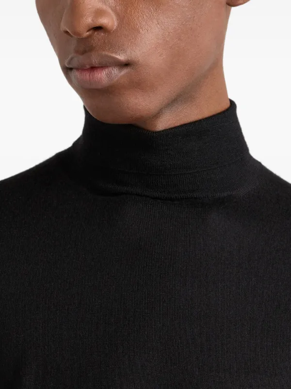 Prada Turtleneck Sweater | Black | FARFETCH GR Prada Turtleneck Sweater | Black | FARFETCH GR