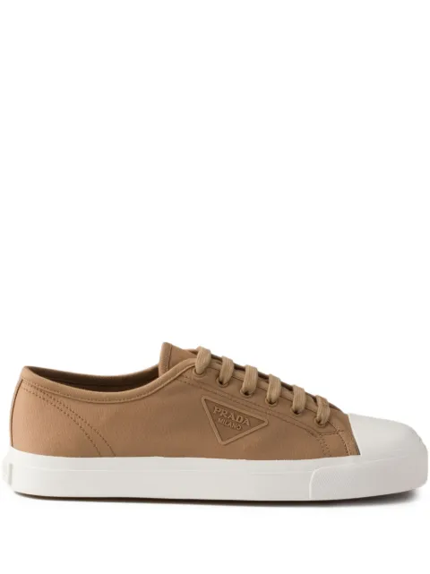 Prada canvas low-top sneakers