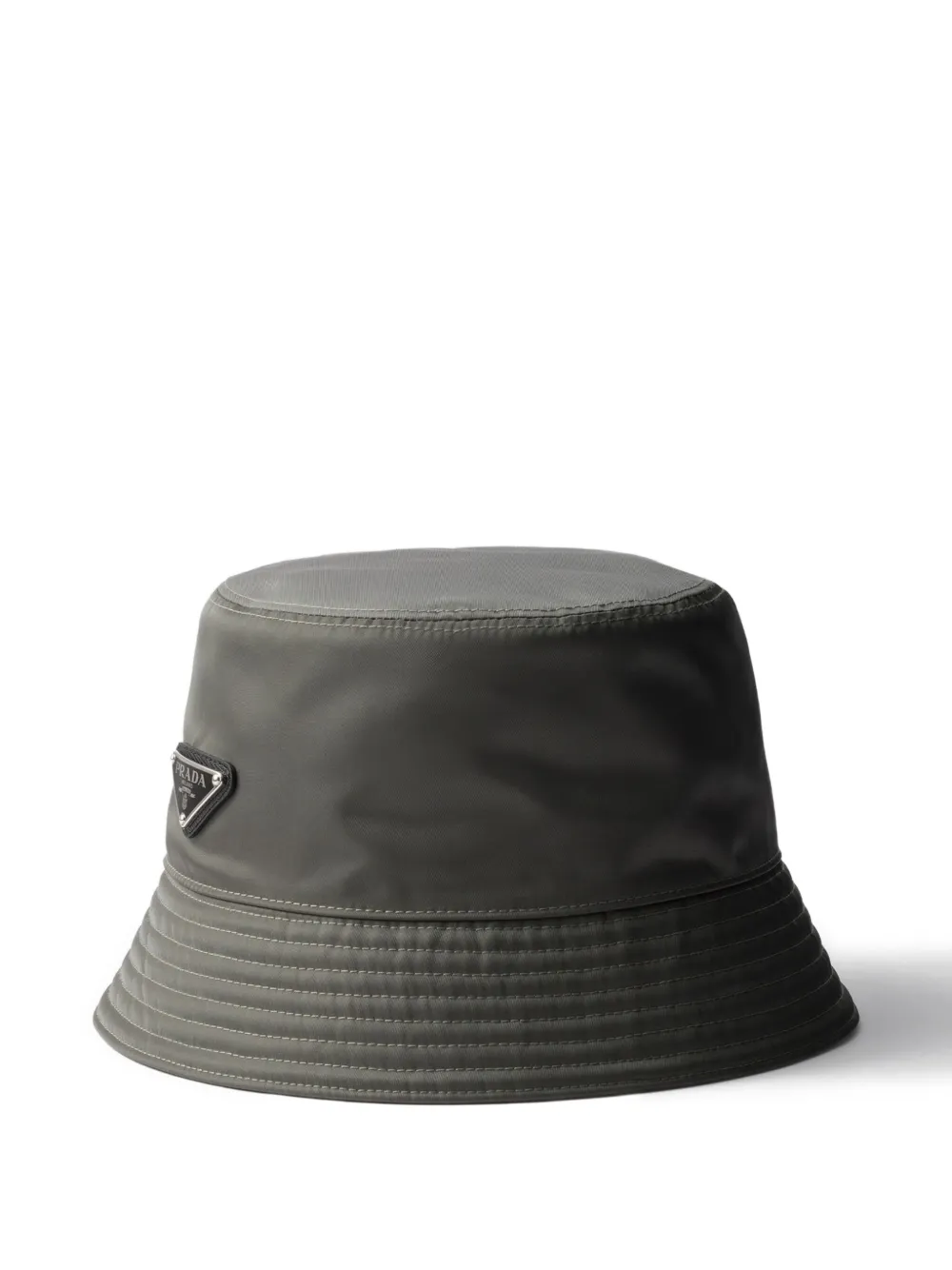 Prada Fischerhut mit Logo-Schild | Grün | Image 1