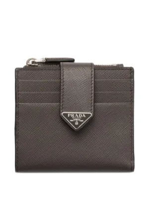 Prada 二つ折り財布 | グレー | FARFETCH JP
