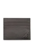 Prada textured cardholder - Grey