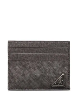 Prada 二つ折り財布 | グレー | FARFETCH JP