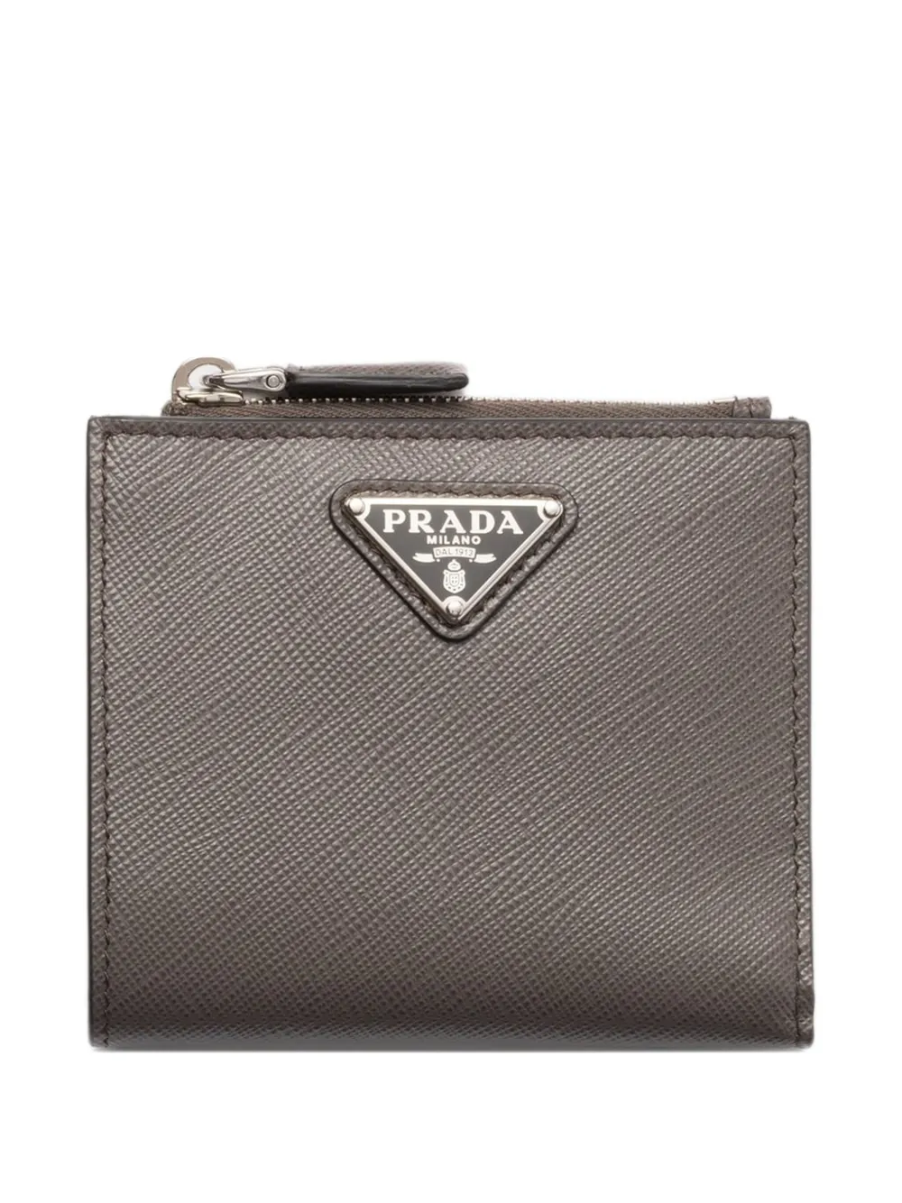 Prada Pasjeshouder van saffiano leer Grijs
