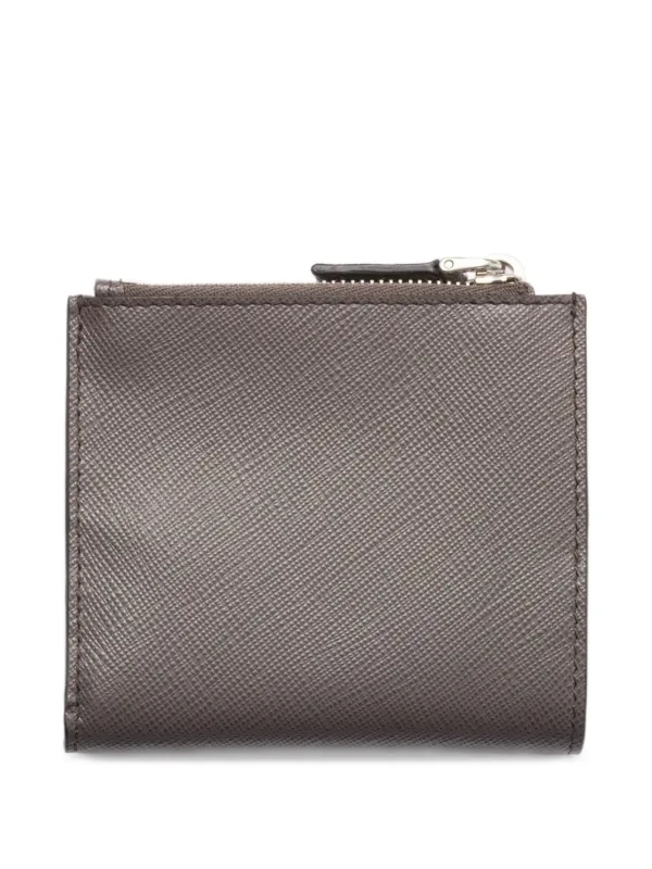 Prada サフィアーノレザー財布 | グレー | FARFETCH JP