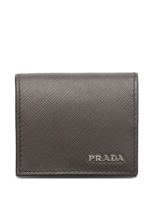 Prada 二つ折り財布 | グレー | FARFETCH JP