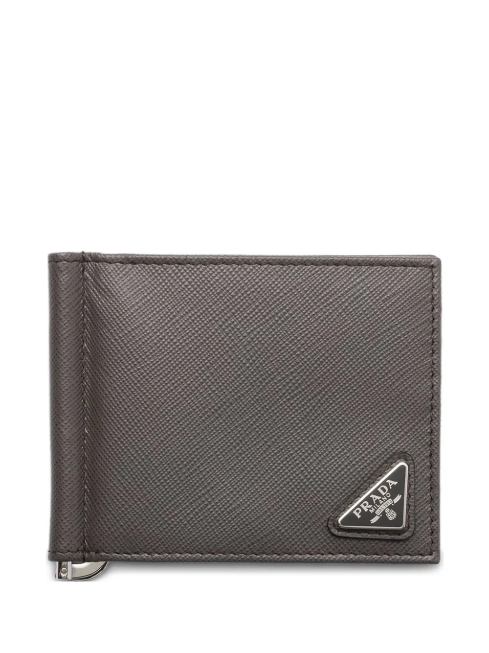 Prada Portemonnee van saffiano leer Grijs