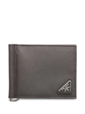 Prada 二つ折り財布 | グレー | FARFETCH JP
