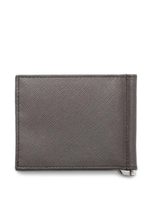 Prada サフィアーノレザー財布 | グレー | FARFETCH JP