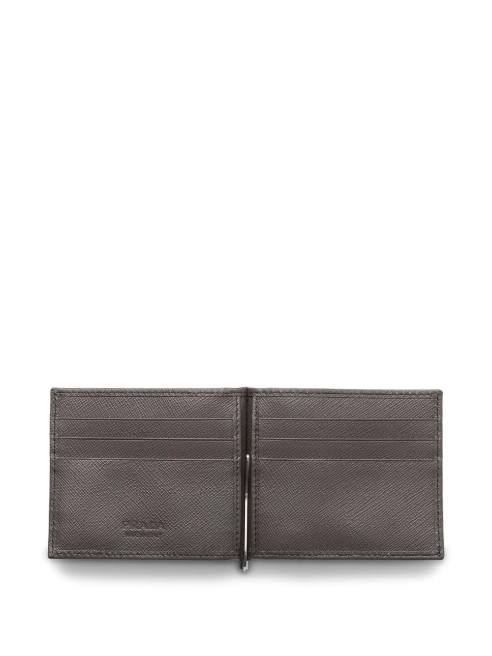 Prada Portemonnee van saffiano leer Grijs