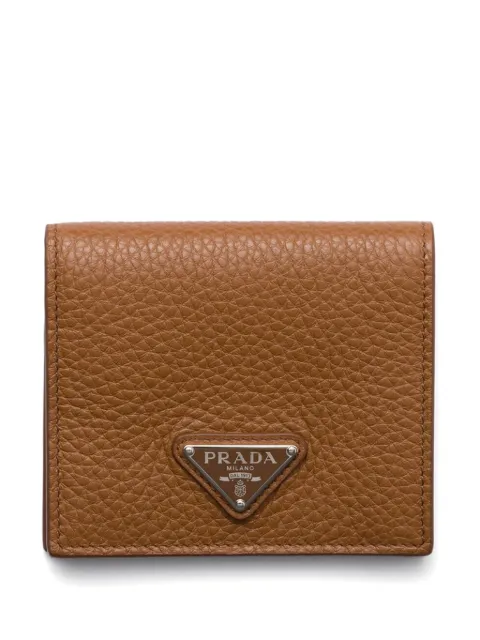 Prada textured leather wallet
