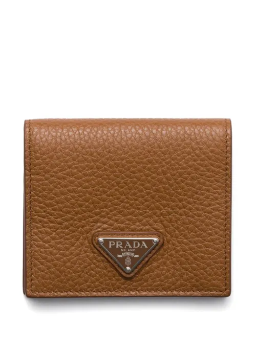 Prada portefeuille en cuir - Marron - Prada - Modalova