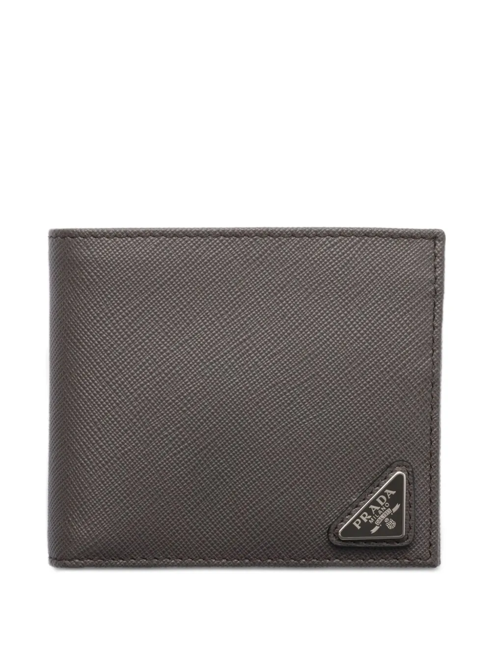 Prada Leren portemonnee Grijs