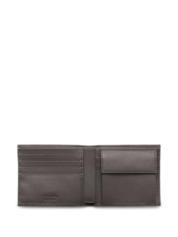 Prada 二つ折り財布 | グレー | FARFETCH JP